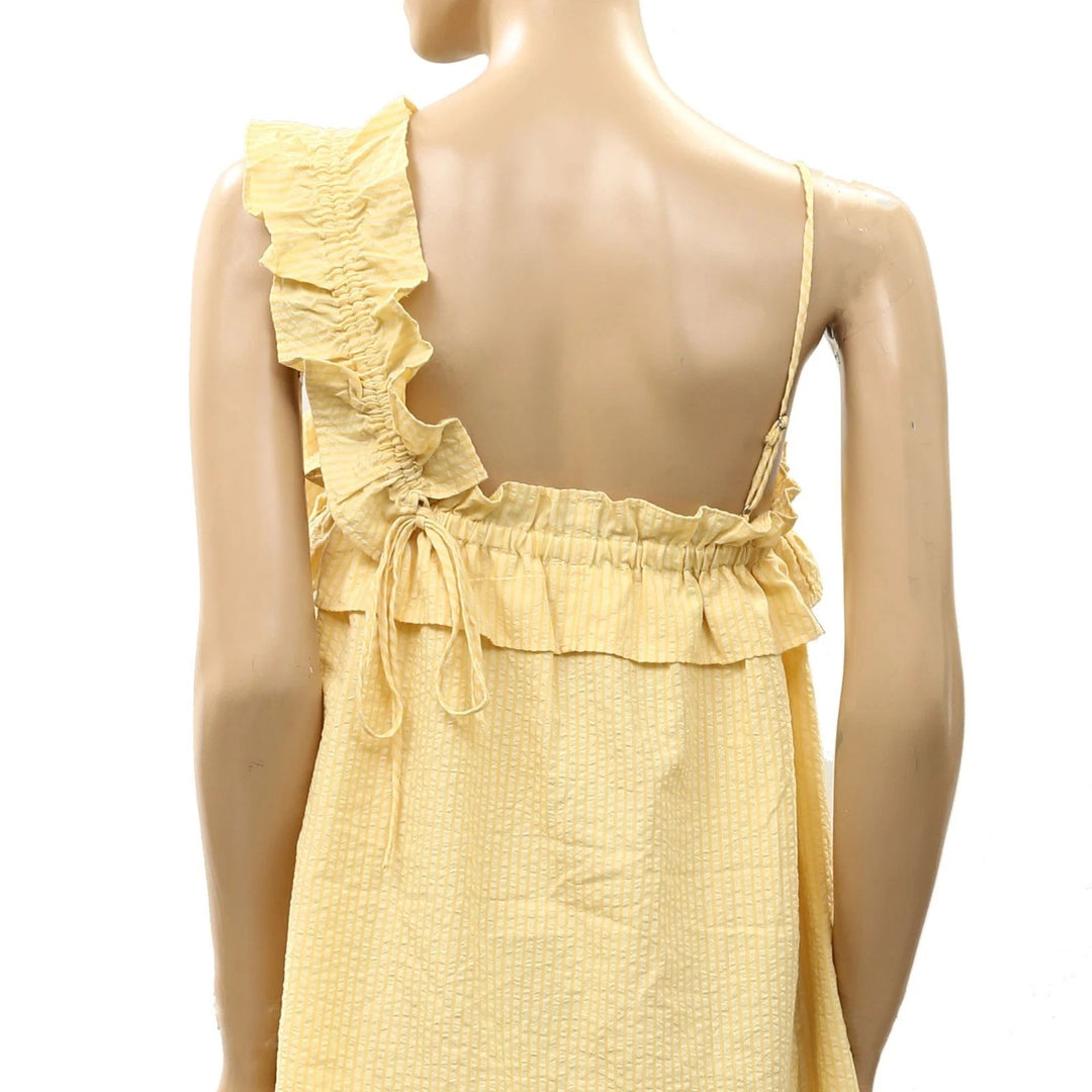 Anthropologie Celandine Ruffle Swing Mini Dress