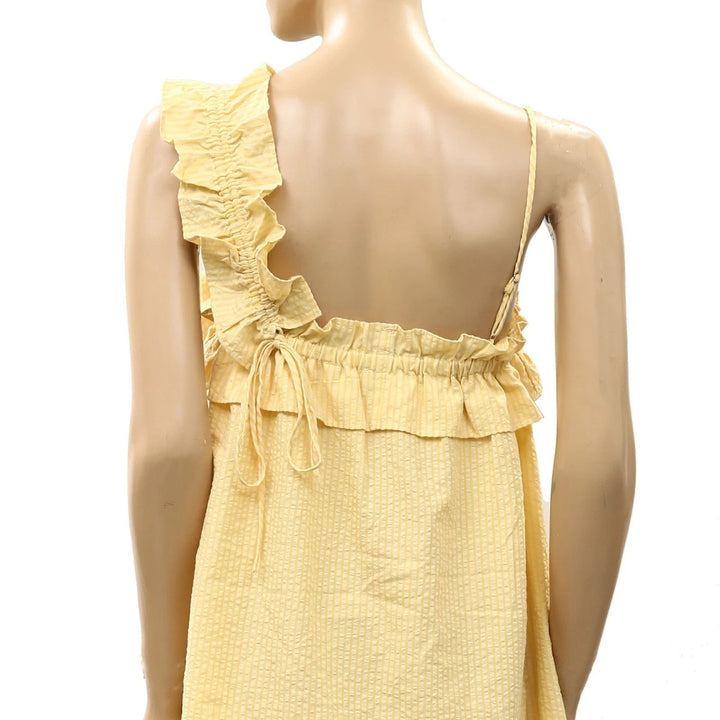 Anthropologie Celandine Ruffle Swing Mini Dress