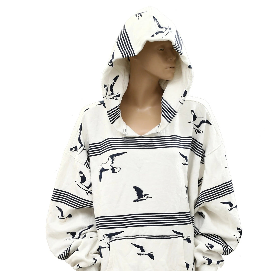 Free People We The Free It's A Vibe Birds Printed Hoodie Top