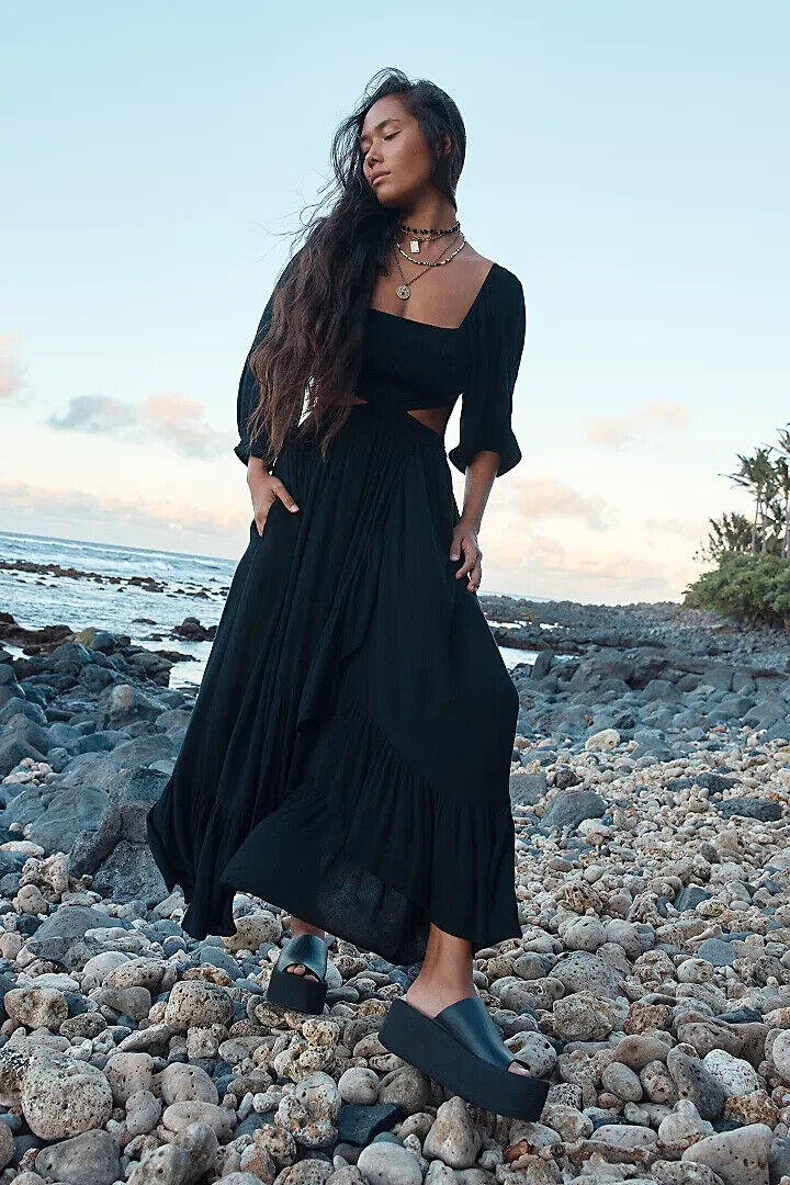 Free People Free-est Cross My Heart 长连衣裙 S