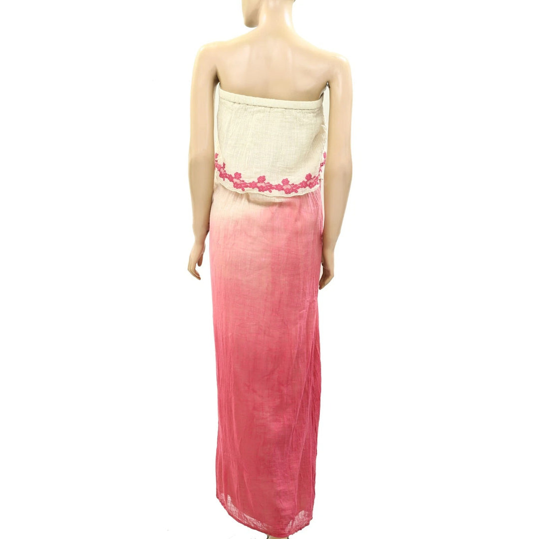 Lynne Love Lynne's World Dip Dye Maxi Tube Dress