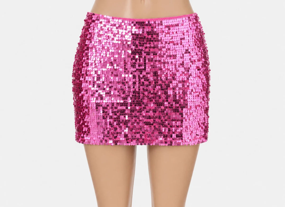 Urban Outfitter UO Olivia Paillette Sequin Low Rise Micro Mini Skirt