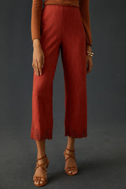 By Anthropologie Embroidered Pants
