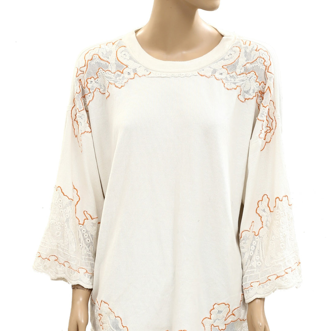 Free People Ribbed Knit Tunic Top