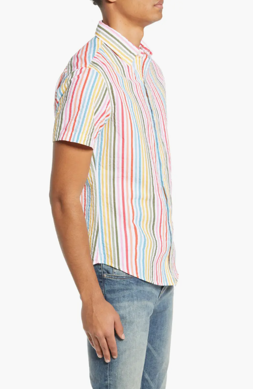 BONOBOS Riviera Striped Buttondown Men's Shirt