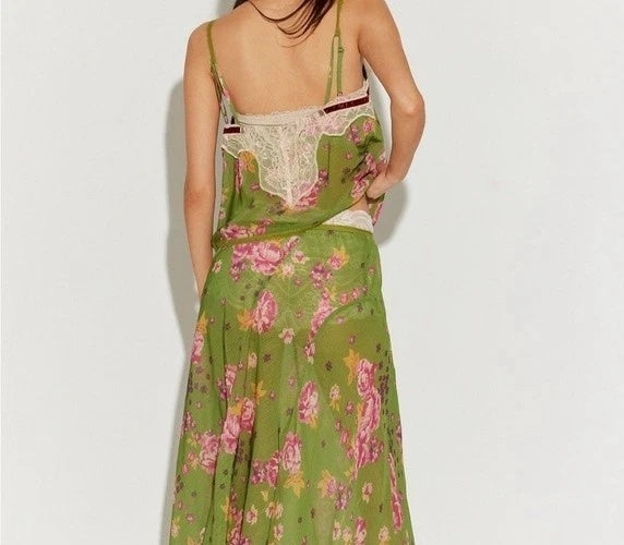 Free People Intimately New Obsession Slip Blouse Top