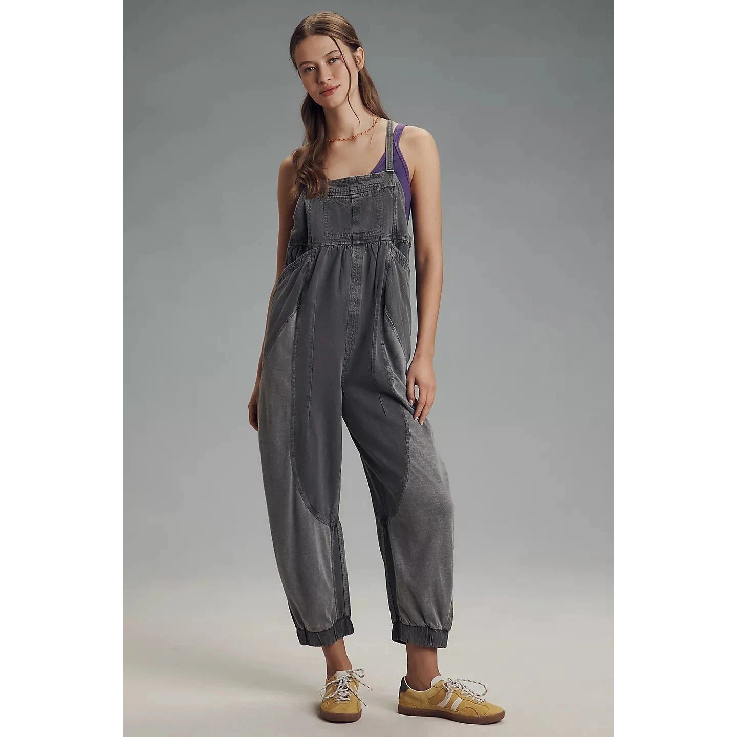 Anthropologie Daily Practice Pacific Crest Linen Blend Jumpsuit