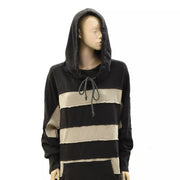 Free People Spotted In Stripes Pullover Hoodie Top