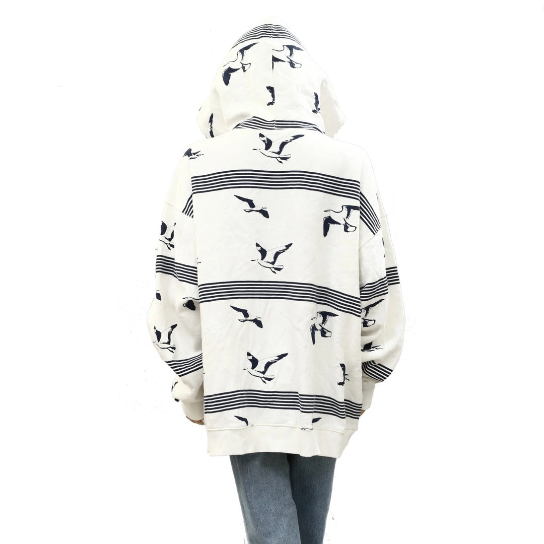 Free People We The Free It's A Vibe Birds Printed Hoodie Top