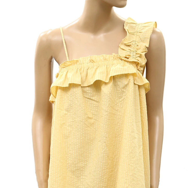 Anthropologie Celandine Ruffle Swing Mini Dress