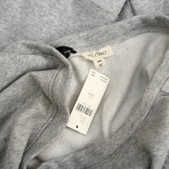 Anthropologie Pilcro Crew Lace Pullover Sweatshirt Top