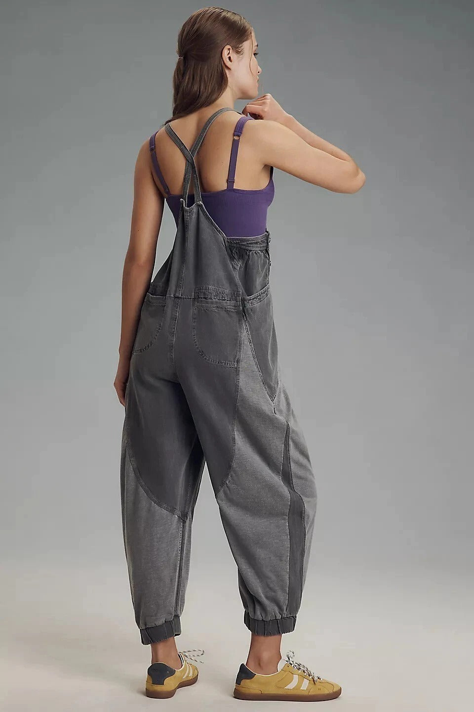 Anthropologie Daily Practice Pacific Crest Linen Blend Jumpsuit