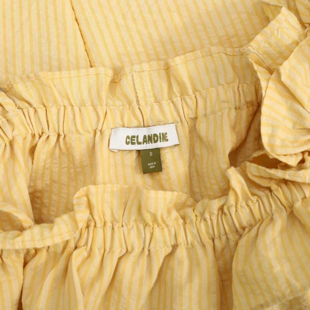 Anthropologie Celandine Ruffle Swing Mini Dress