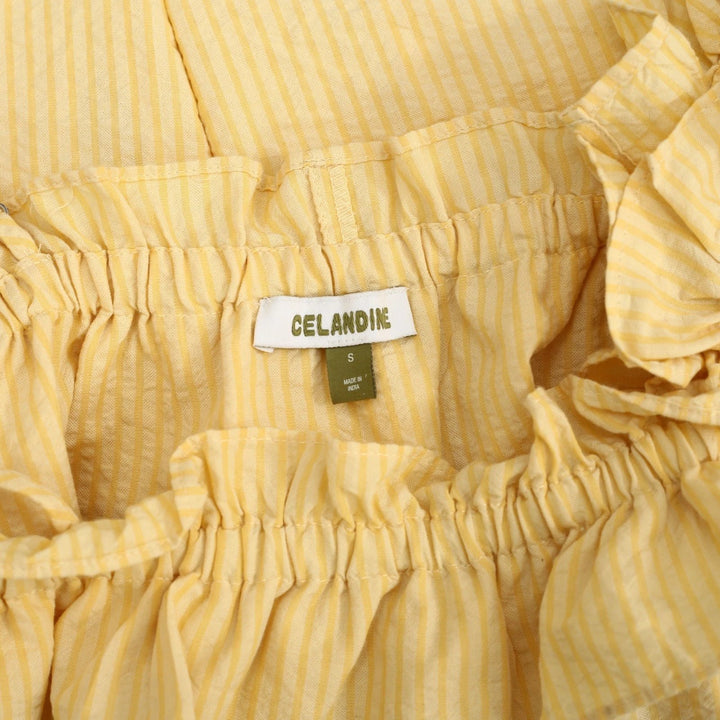 Anthropologie Celandine Ruffle Swing Mini Dress