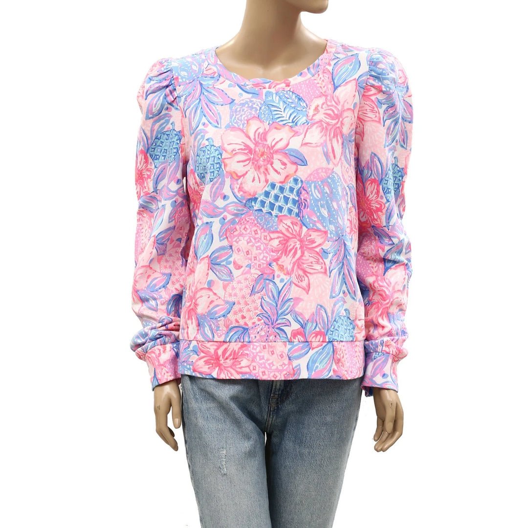 Lilly Pulitzer Jansen Pullover Sweatshirt Top