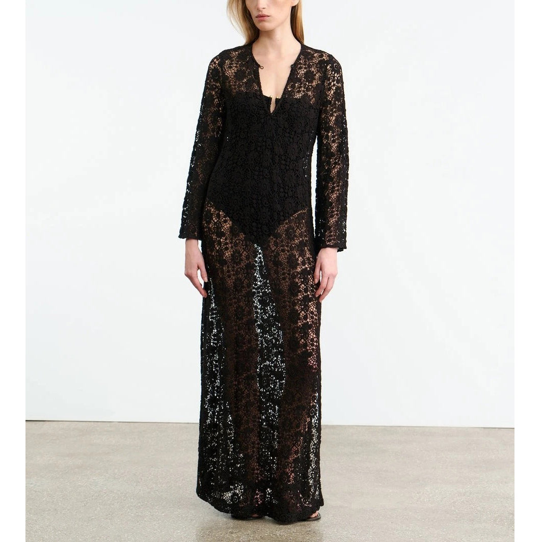 Nili Lotan Della Knit Long Maxi Dress