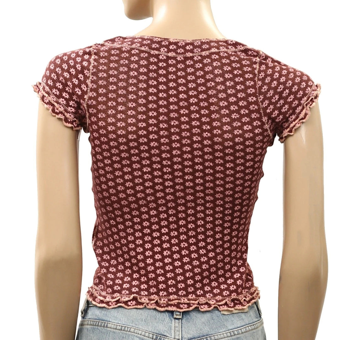 Free People Garner Tee Blouse Top