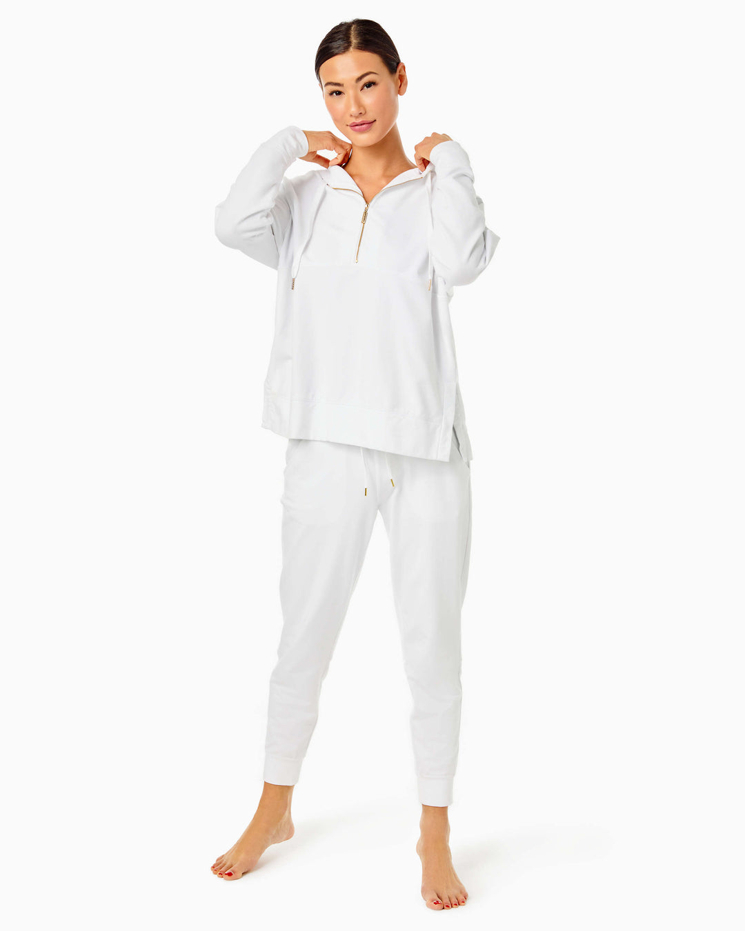 Lilly Pulitzer Lora Hoodie Tunic Top