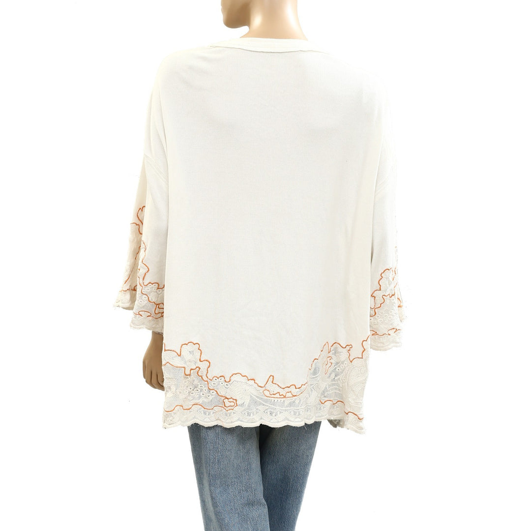 Free People Ribbed Knit Tunic Top