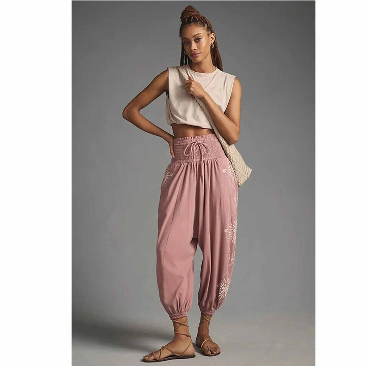 Daily Practice by Anthropologie Smocked Balloon Pants