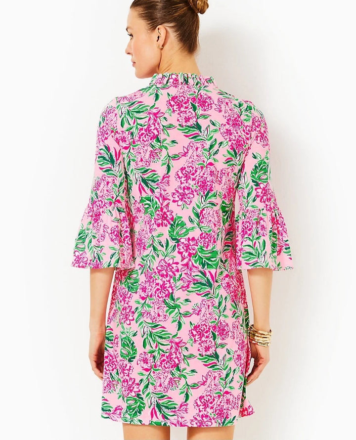 Lilly Pulitzer Hayes Conch Shell Ruffle Mini Dress