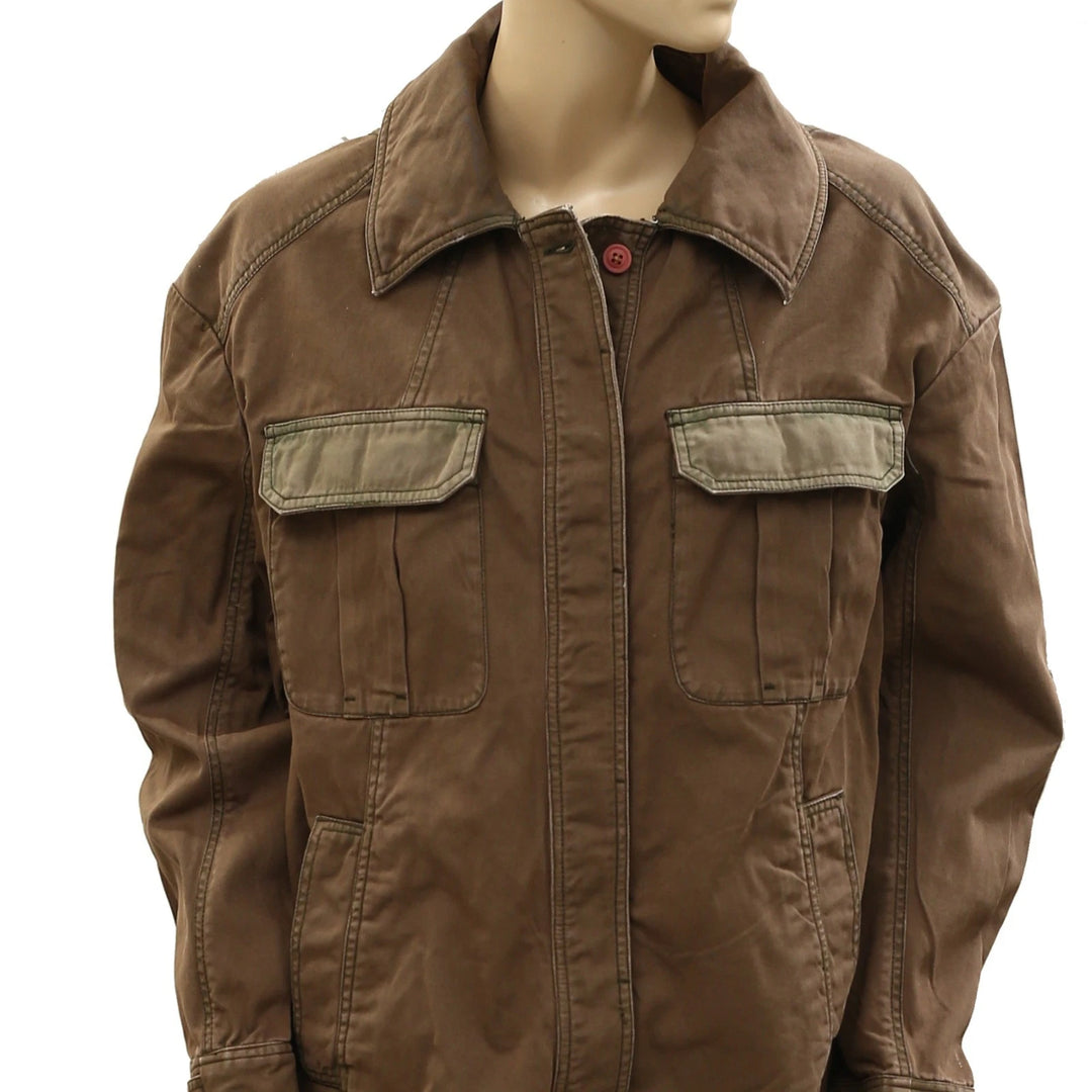 Free People Button-Down Long Sleeves Jacket Top