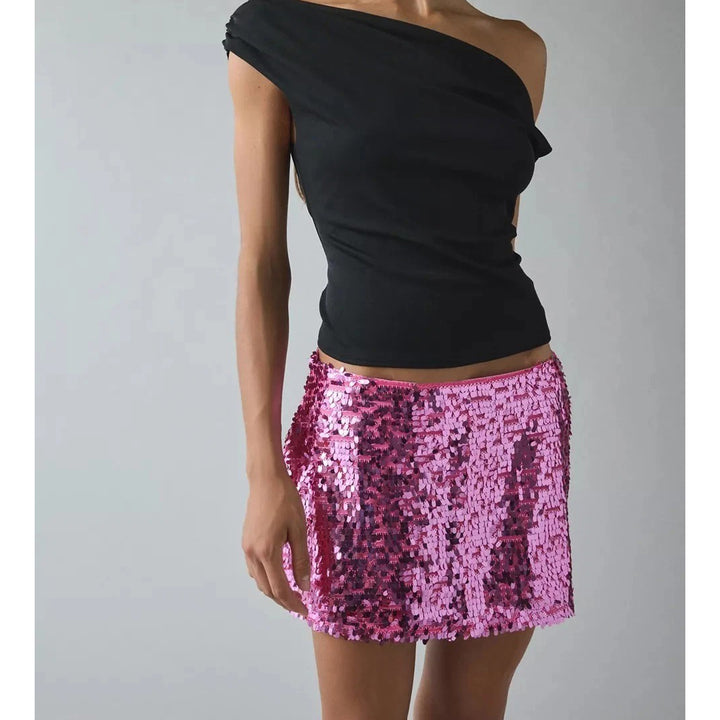 Urban Outfitter UO Olivia Paillette Sequin Low Rise Micro Mini Skirt