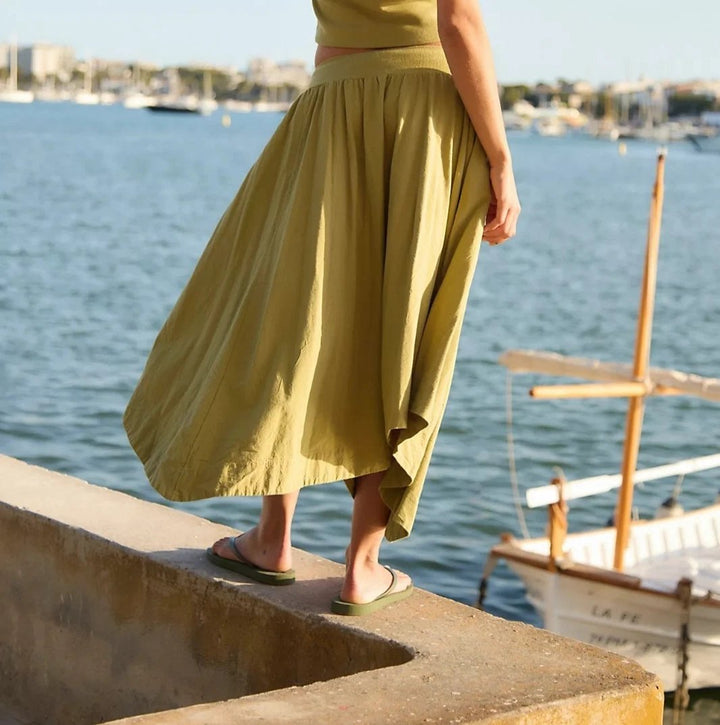 Free People Free-Est Annette Baby Midi Skirt