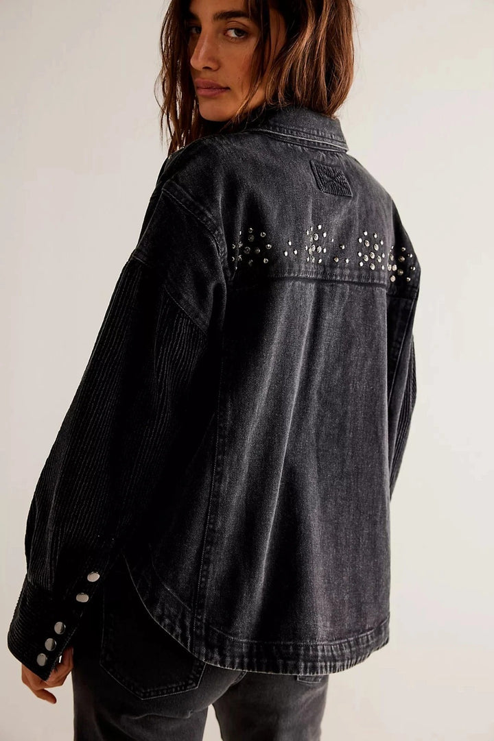 Free People We The Free Lana Denim Jacket Top