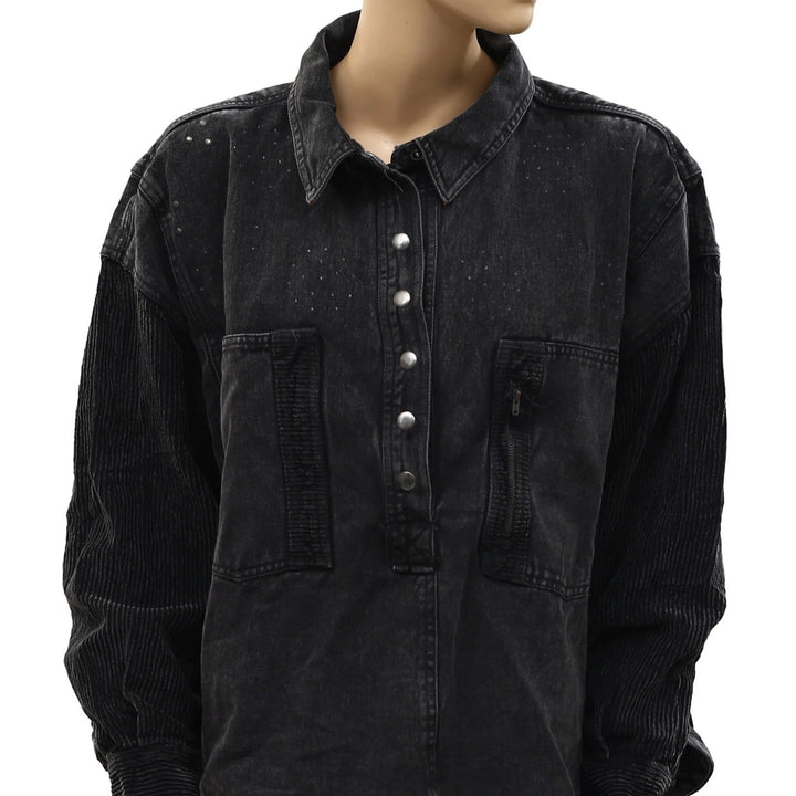 Free People We The Free Lana Denim Jacket Top
