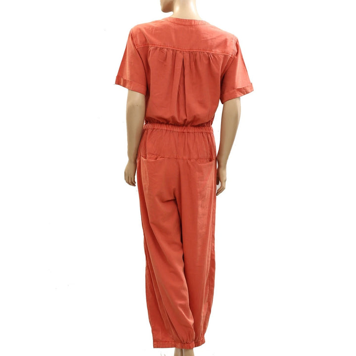 Free People Short Sleeve Jumpsuit
