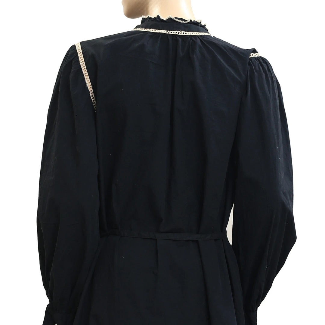 Julia Jordan Embroidered Mini Shirt Dress