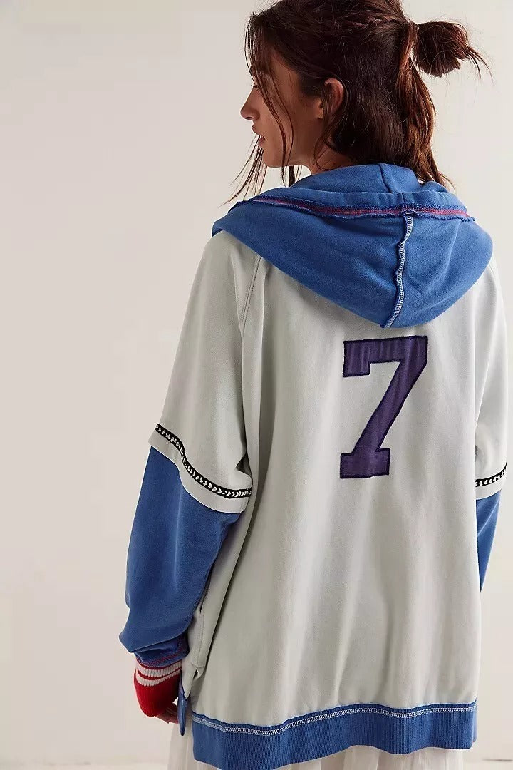 Free People We The Free Royals Hoodie Jacket Top