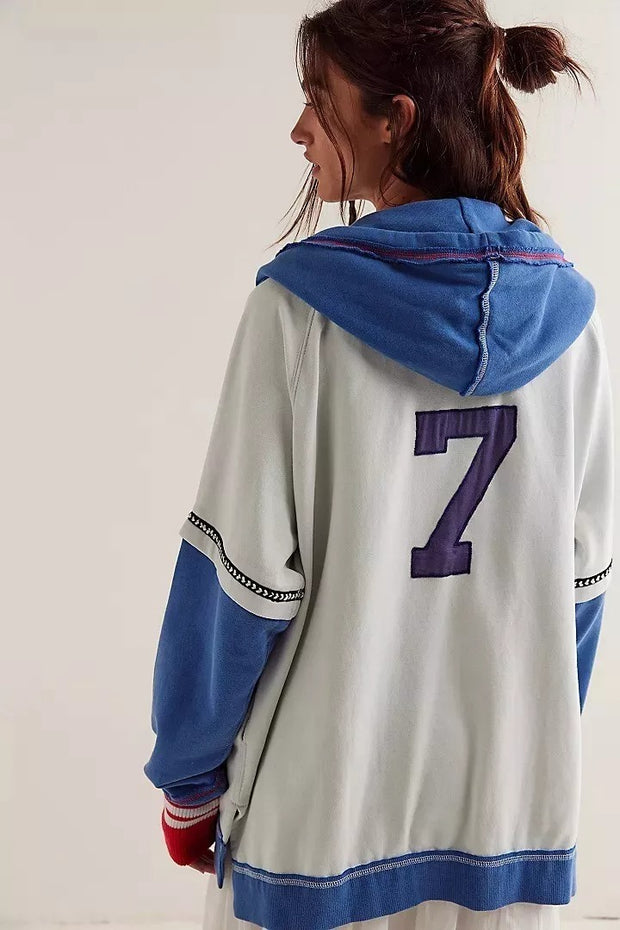 Free People We The Free Royals Hoodie Jacket Top