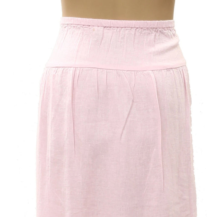 Free People Free-Est Sandshell Linen Maxi Skirt