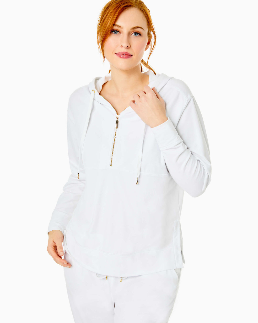 Lilly Pulitzer Lora Hoodie Tunic Top