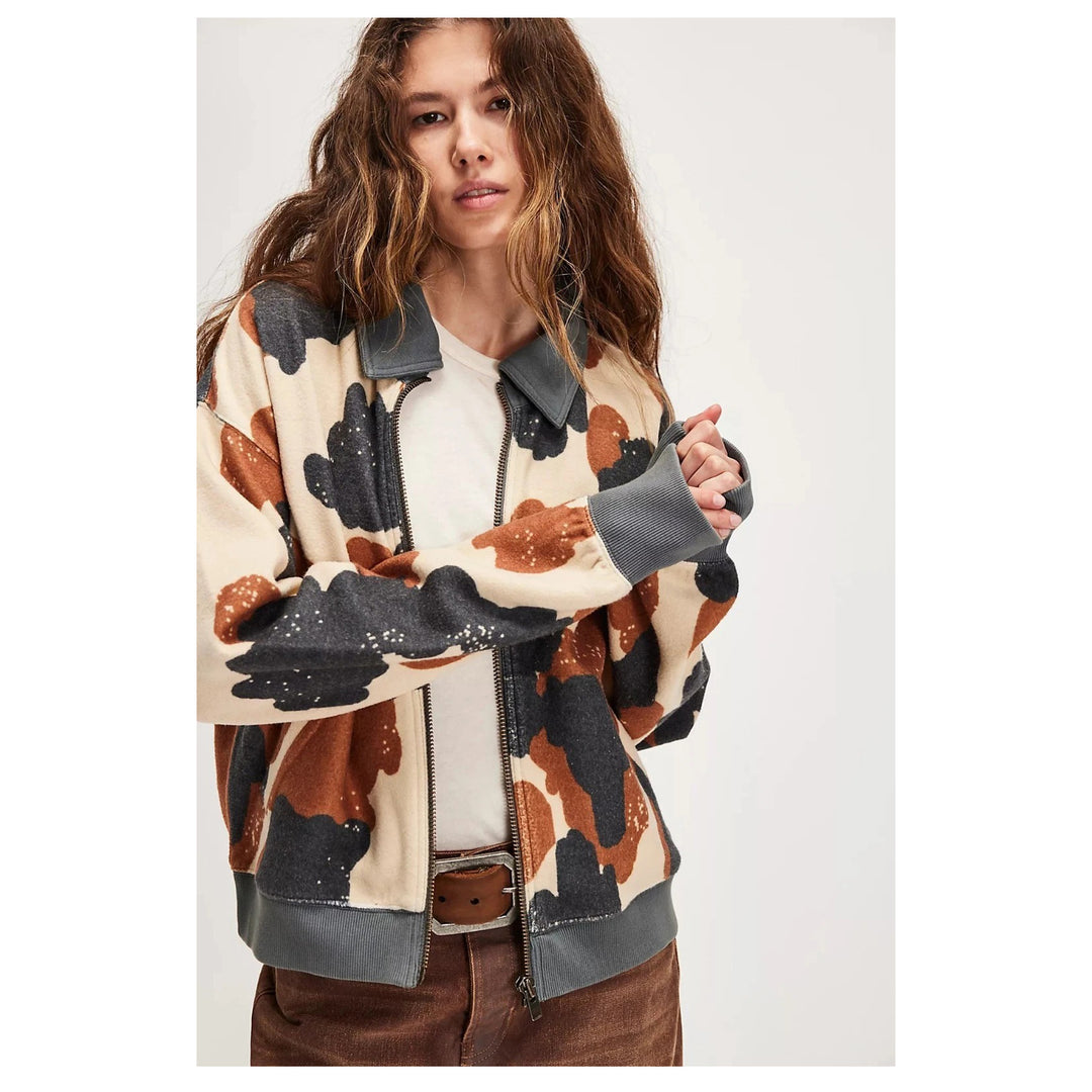 Free People Cabin Cardi Jacket Pullover Top