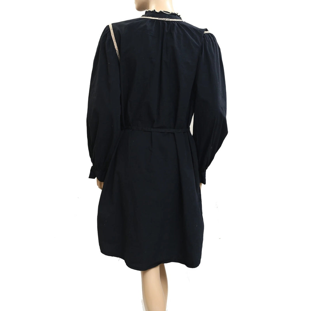 Julia Jordan Embroidered Mini Shirt Dress