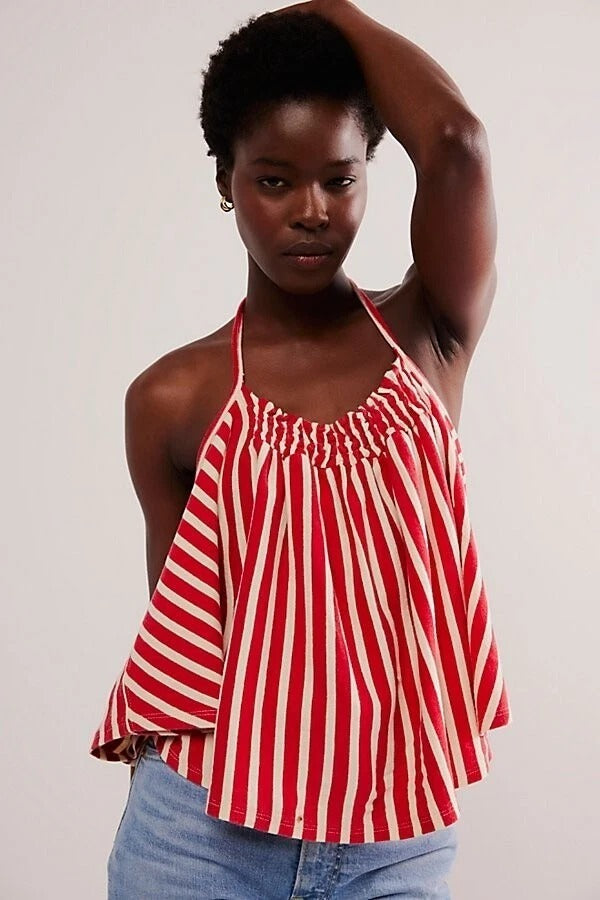 Free People We The Free Coastal Town Halter Top