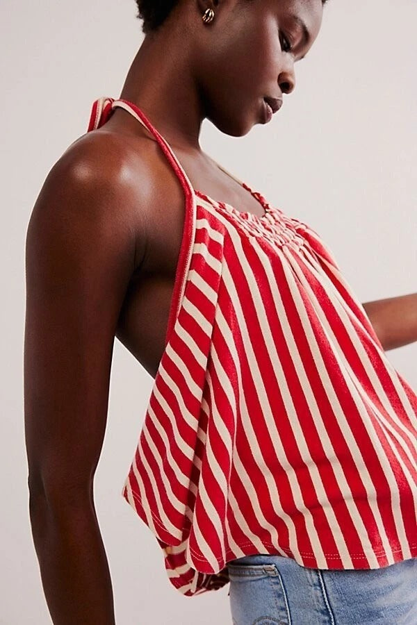 Free People We The Free Coastal Town Halter Top