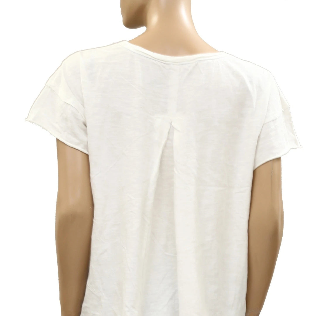 Anthropologie Lauren Filzenger Love The Earth Floral Tee Blouse Top