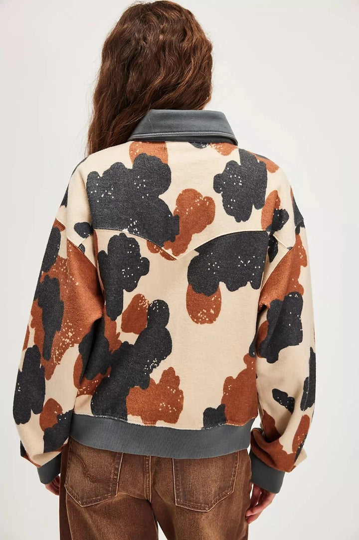 Free People Cabin Cardi Jacket Pullover Top