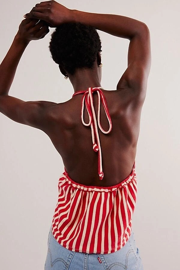 Free People We The Free Coastal Town Halter Top