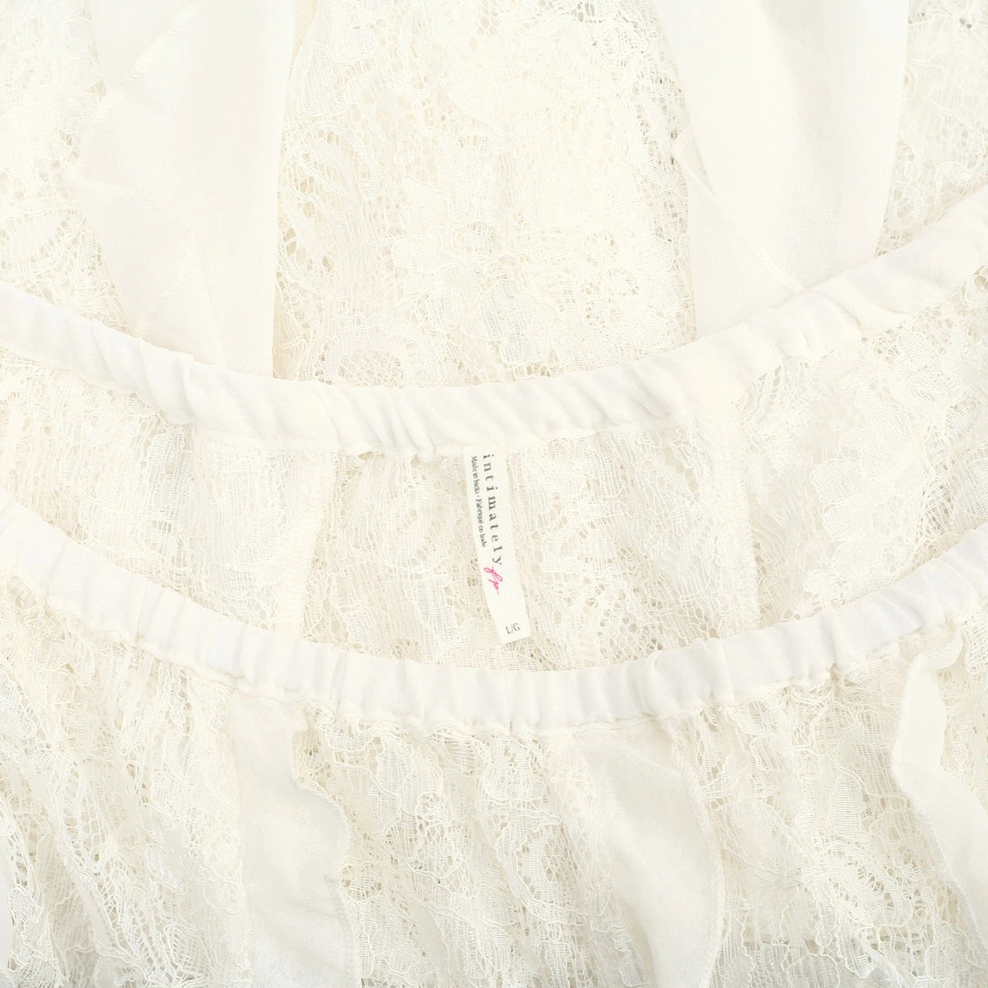 Free People Intimately Candy Calling Maxi Slip Skirt
