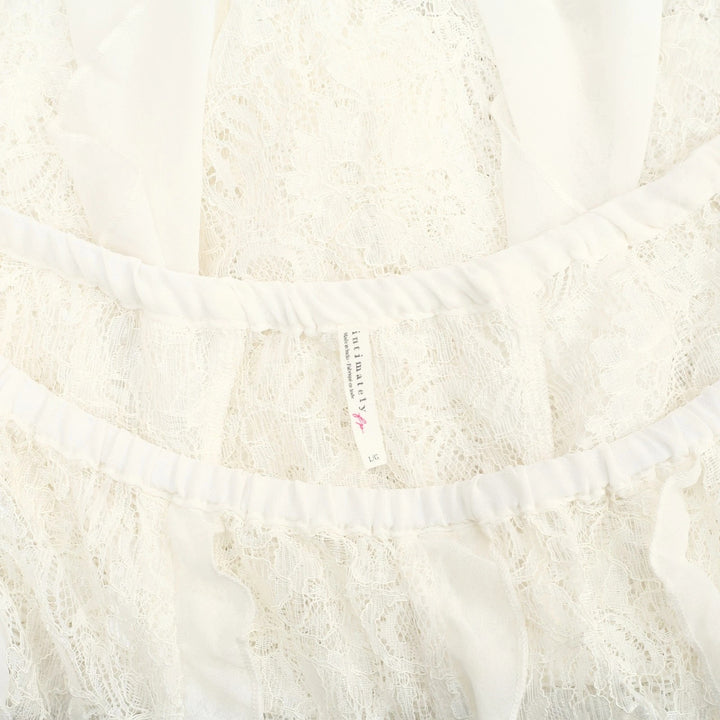 Free People Intimately Candy Calling Maxi Slip Skirt
