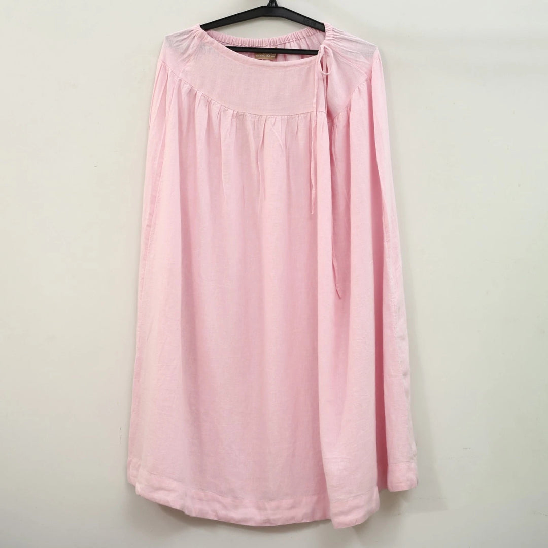 Free People Free-Est Sandshell Linen Maxi Skirt
