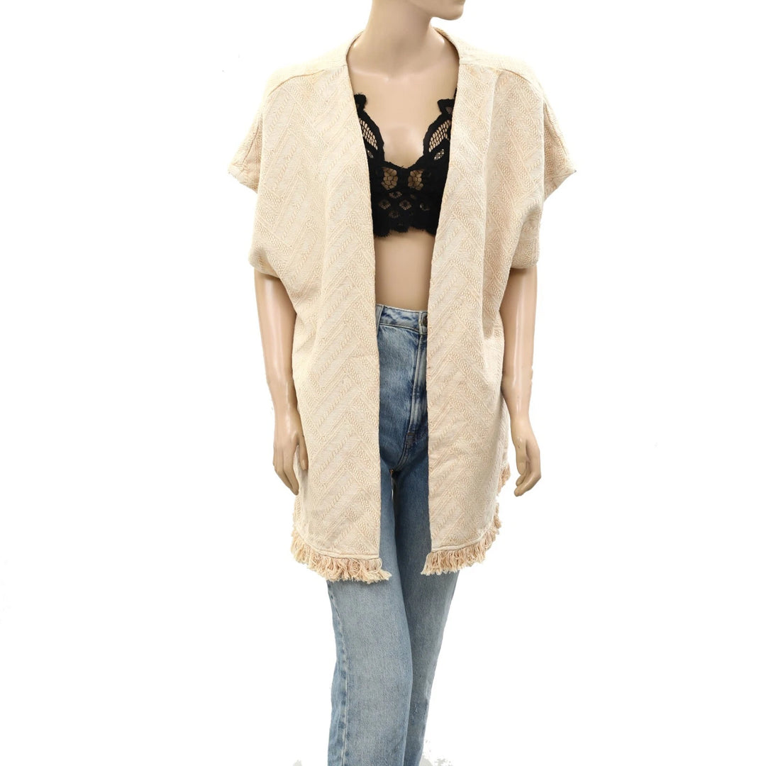 Ecote Urban Outfitters Woven Embroidered Top