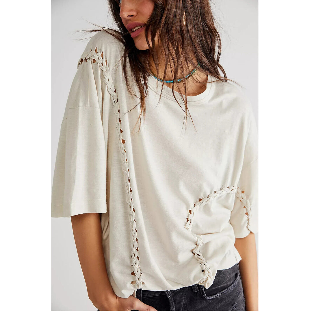 Free People We The Free Moonlit Midi Tee Tunic Top