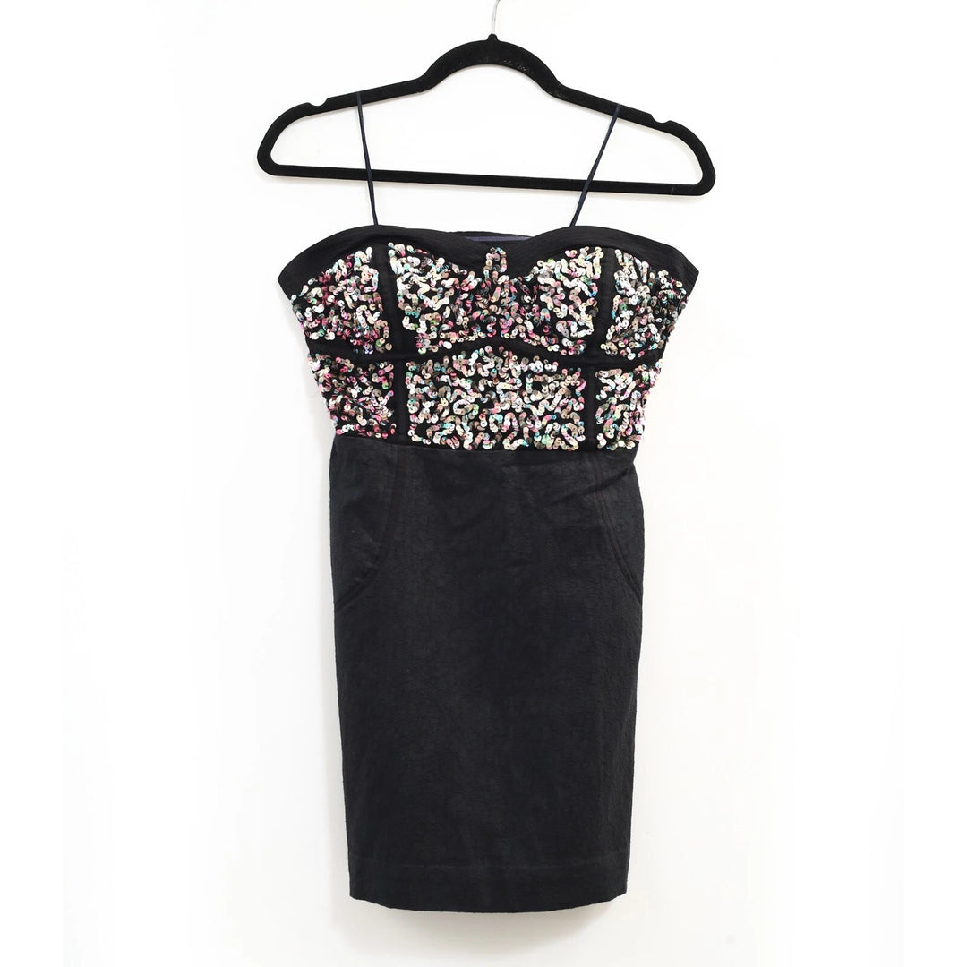 urban outfitters sequin dress UO Coyote Sequin Halter Bodycon Mini Dress