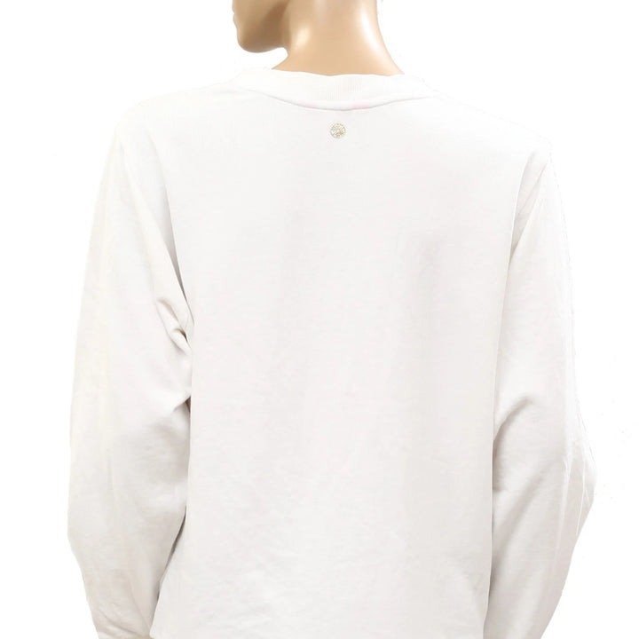 Lilly Pulitzer Long Sleeve Beaded Sweatshirt Top